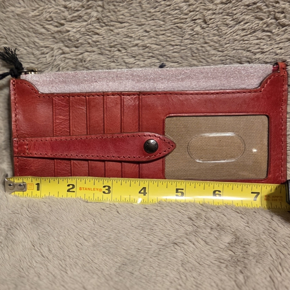 Frye Red Leather Wallet BNWT - Picture 2 of 5